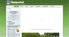 Desktop Screenshot of champcevinel.net