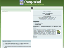 Tablet Screenshot of champcevinel.net